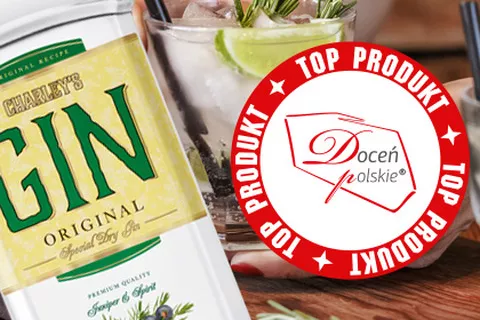 Gin Charley’s nagrodzony godłem „Doceń polskie”