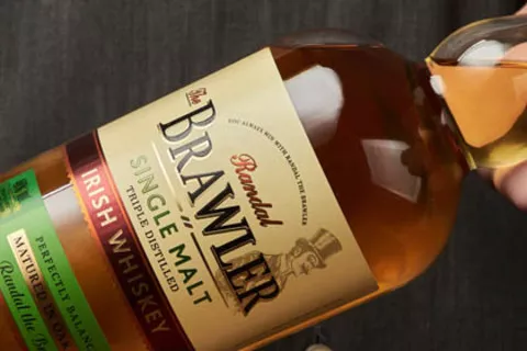 Zdjęcie butelki Randal the Brawler Single Malt Irish Whiskey – nowość