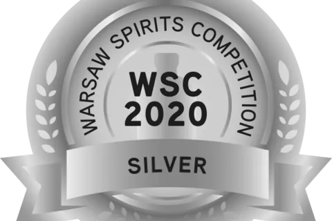 Zdjęcie przedstawia srebrny medal Grupy AWW w Warsaw Spirits Competition 2021